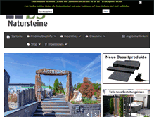 Tablet Screenshot of ls-natursteine.de
